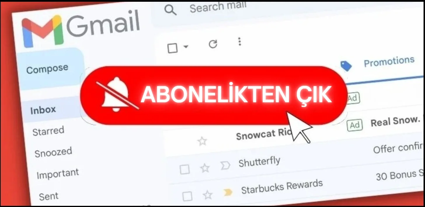 Gmail'den Kampanya E-Postalarından Kolayca Kurtulmanızı Sağlayan Özellik