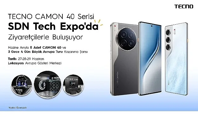 TECNO, CAMON 40 Premier 5G ve CAMON 40 Pro 5G Türkiye lansmanına geri sayım başladı!