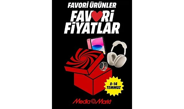 Favori Ürünler Favori Fiyatlarla 14 Temmuz’a kadar MediaMarkt’ta!