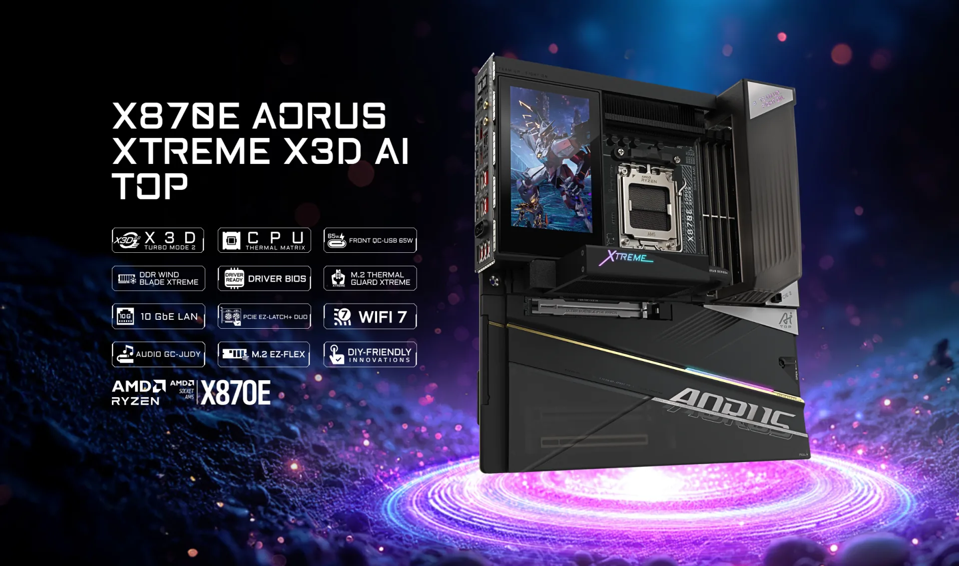 GIGABYTE X870E AORUS XTREME X3D AI TOP