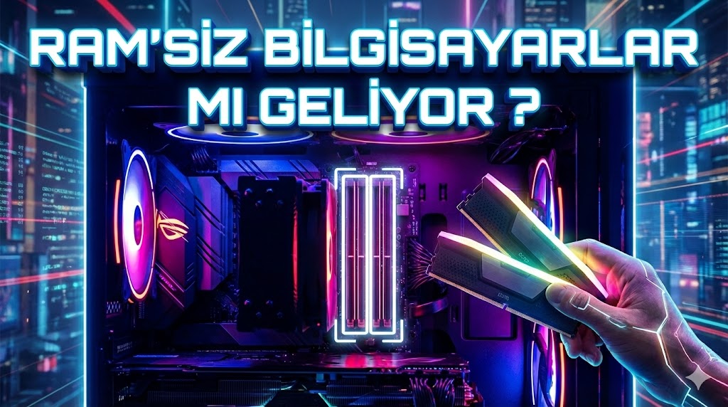 RAM Krizine Çözüm: Belleksiz PC Dönemi Başlıyor!