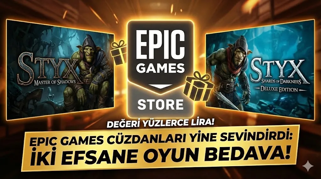 Epic Games Cüzdanları Yine Sevindirdi: Değeri Yüzlerce Lira Olan İki Efsane Oyun Bedava!
