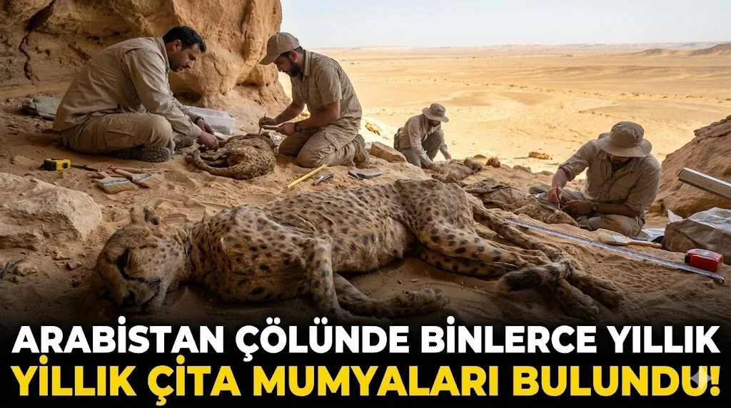 Indiana Jones Filmlerini Aratmayan Keşif: Arabistan Çölünde Binlerce Yıllık Çita Mumyaları Bulundu!