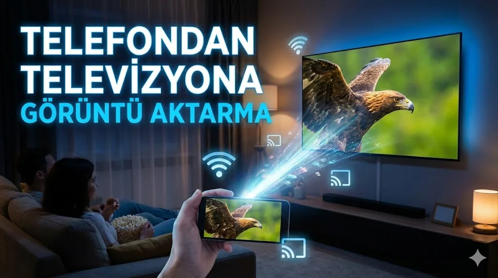 Telefondan Televizyona Görüntü Aktarma