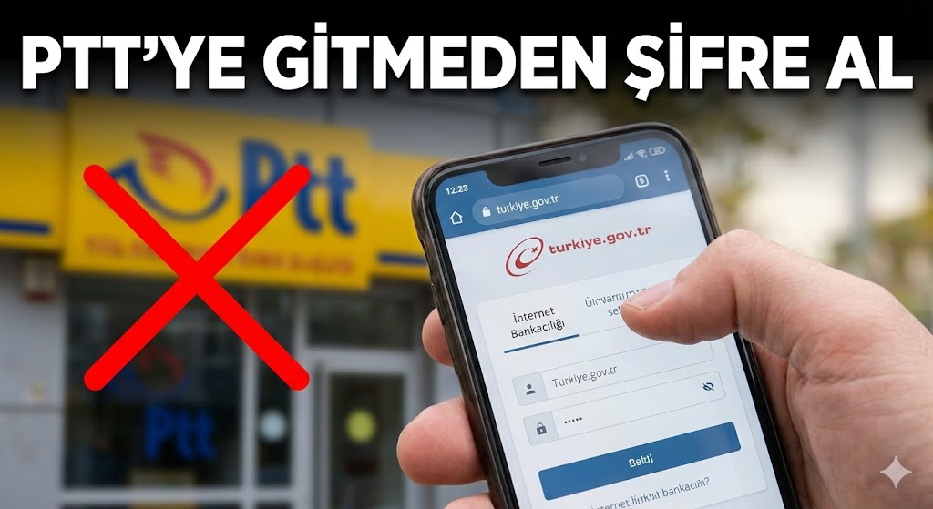 E-Devlet Şifresi Nasıl Alınır? PTT'ye Gitmeden İnternetten Şifre Alma ve Değiştirme