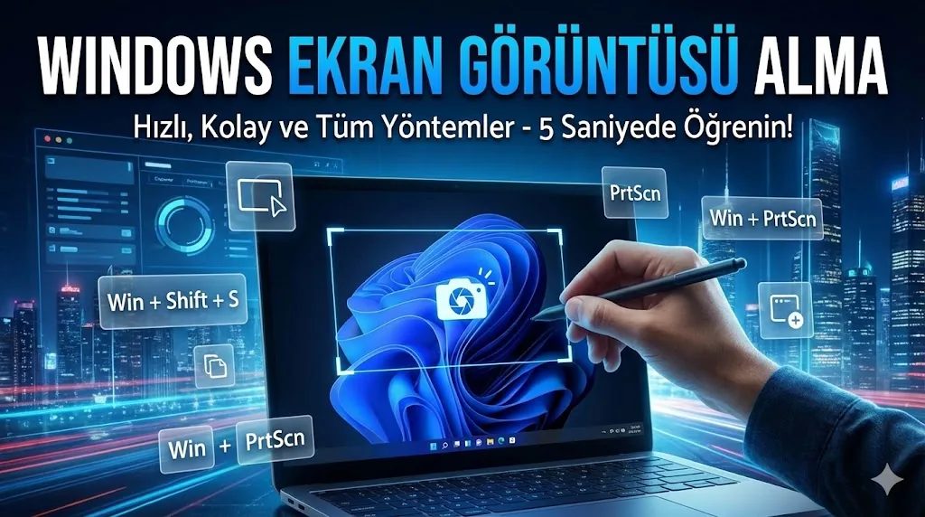 Windows Ekran Görüntüsü Alma: Bilgisayarda SS Nasıl Alınır?