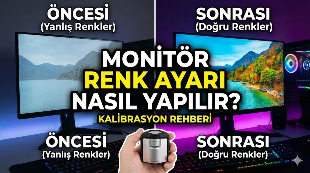 Monitör Renk Ayarı Nasıl Yapılır? (Adım Adım Rehber)