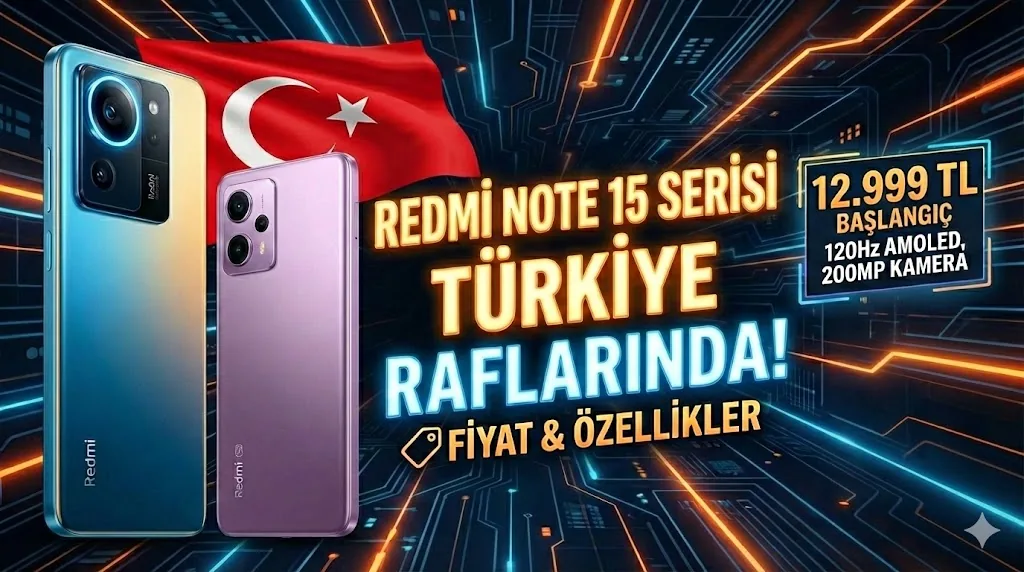 Redmi Note 15 Serisi Türkiye Raflarında! İşte Fiyatı ve Özellikleri