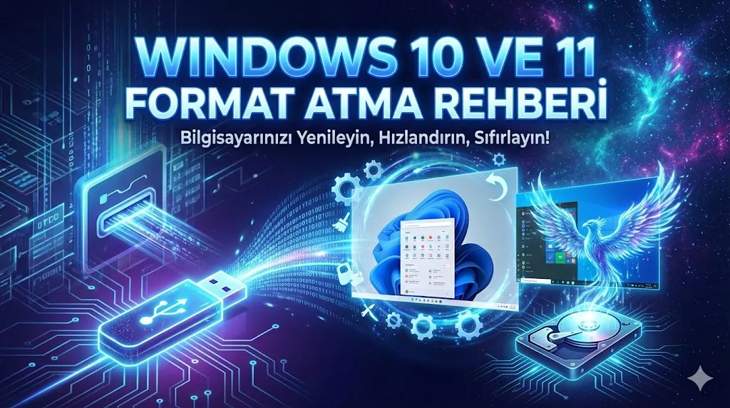 Windows 10 ve 11 Format Atma Rehberi