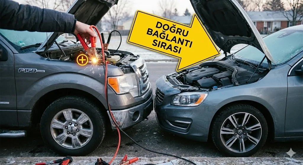 Akü Takviyesi Nasıl Yapılır? Resimli Anlatım ve Artı-Eksi Kutup Sıralaması (2026)