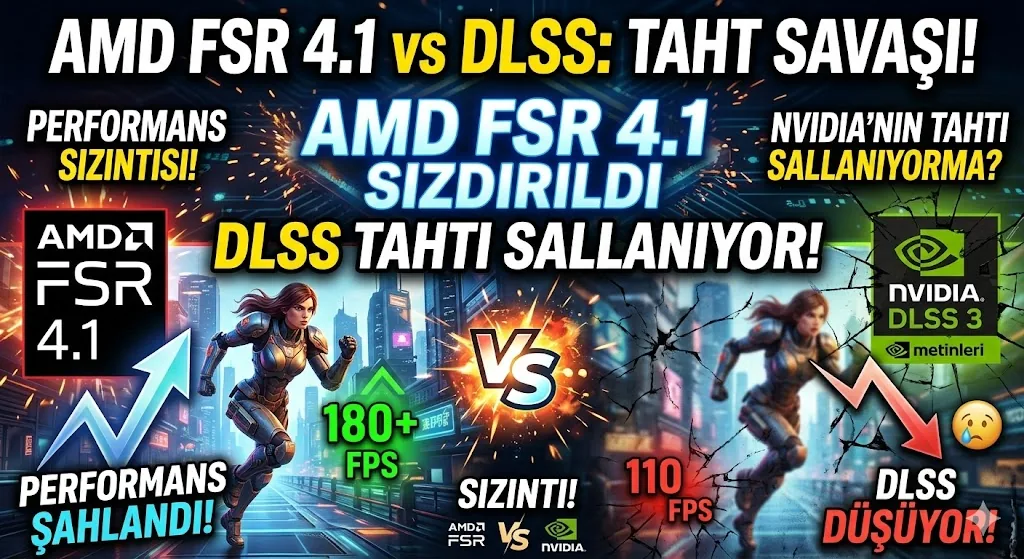 AMD FSR 4.1 Sızdırıldı: NVIDIA'nın DLSS Tahtı Sallanıyor mu?