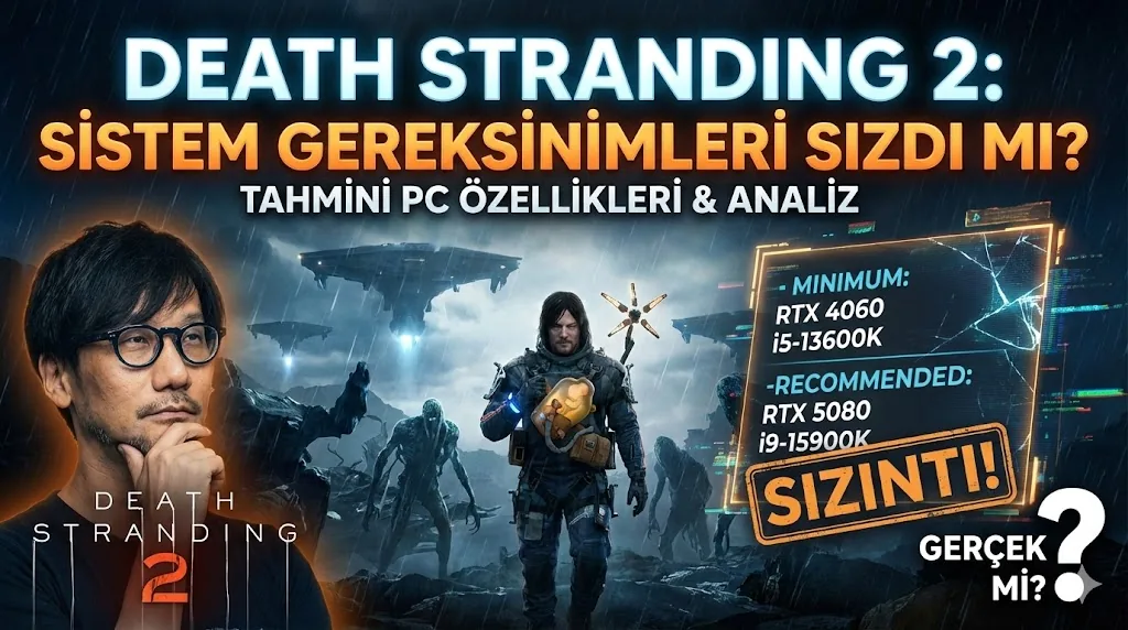 Death Stranding 2 Sistem Gereksinimleri!