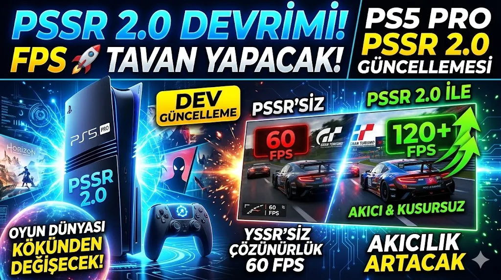 PS5 Pro İçin Gelen Dev Güncelleme Oyun Dünyasını Kökünden Değiştirecek: PSSR 2.0 ile FPS Tavan Yapacak!