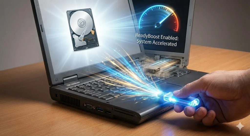 Yavaşlayan PC’niz Sadece Bir USB Bellek ile Hızlansın: ReadyBoost Nedir?