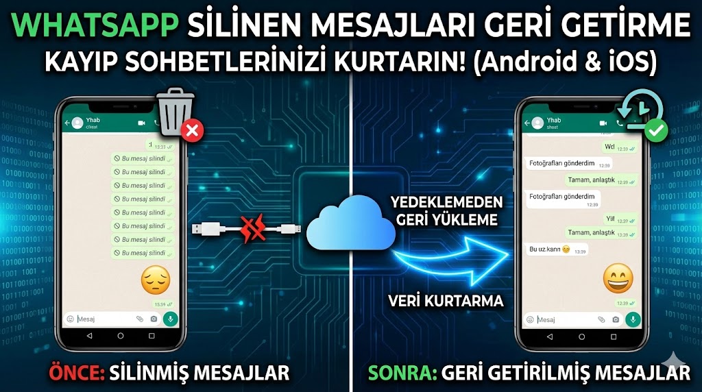 WhatsApp Silinen Mesajları Geri Getirme