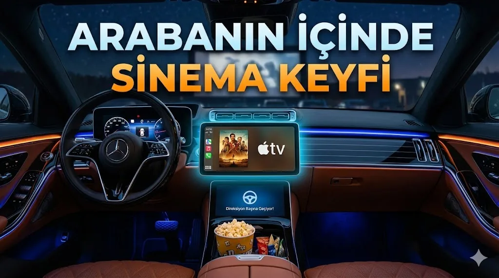 Arabanın İçinde Sinema Keyfi: Apple TV, Direksiyon Başına Geçiyor!
