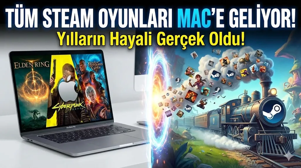 Tüm Steam Oyunları Mac'e Geliyor