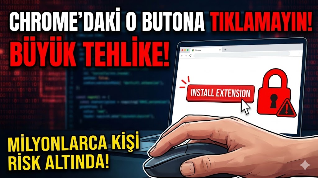 Chrome'daki O Butona Tıklamadan Önce İki Kere Düşünün: Milyonlarca Kişi Büyük Tehlikede!