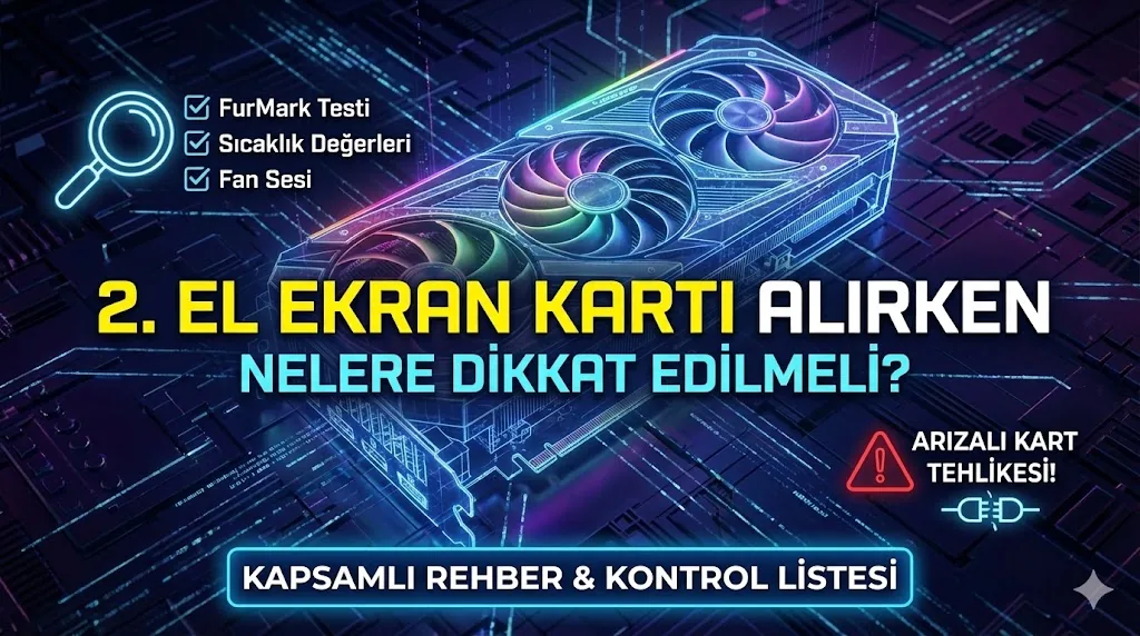 İkinci El Ekran Kartı Alırken Nelere Dikkat Edilmeli? (2026 Rehberi)