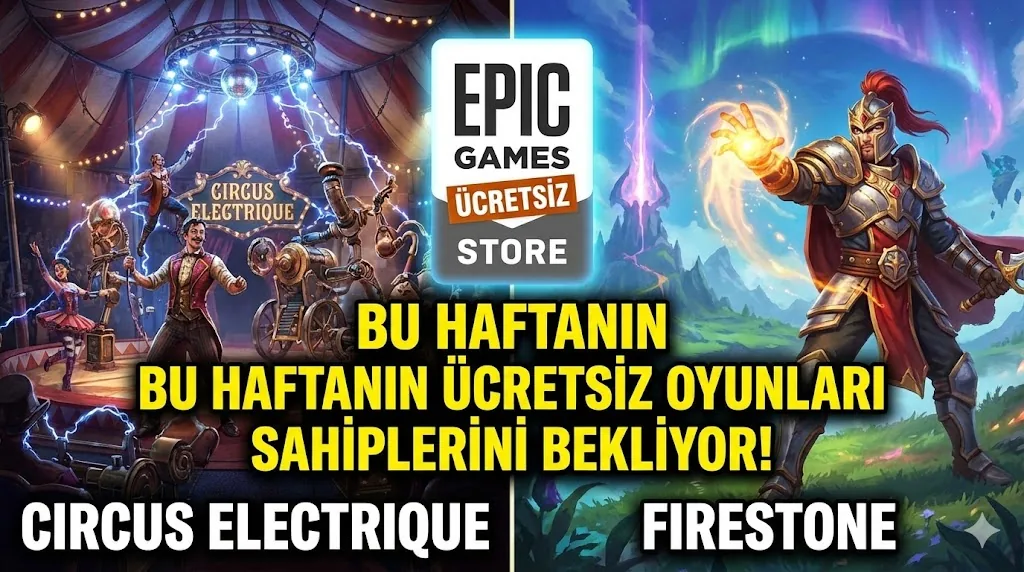 Epic Games Bu Haftanın Ücretsiz Oyunları Sahiplerini Bekliyor!