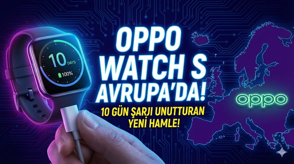 OPPO'dan Yeni Hamle: 10 Gün Şarjı Unutturan Watch S Avrupa'da!