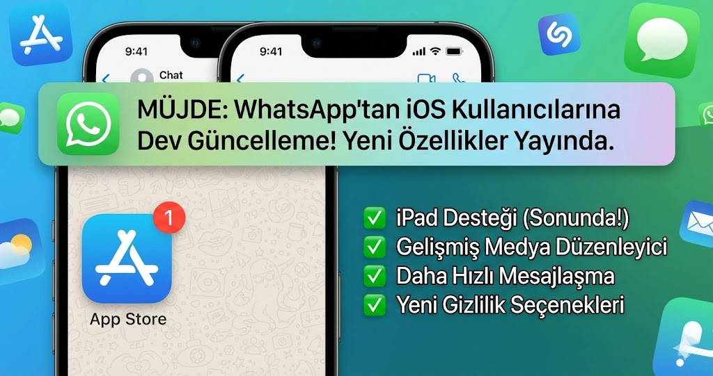WhatsApp'tan iOS Kullanıcılarına Müjde: Artık Medya Düzenlemeleri Taslak Olarak Kaydedilebilecek!