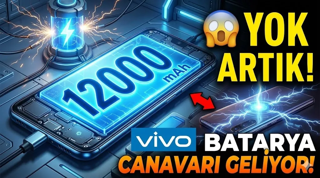 vivo 12000 mAh Bataryalı Telefon Geliştiriyor!