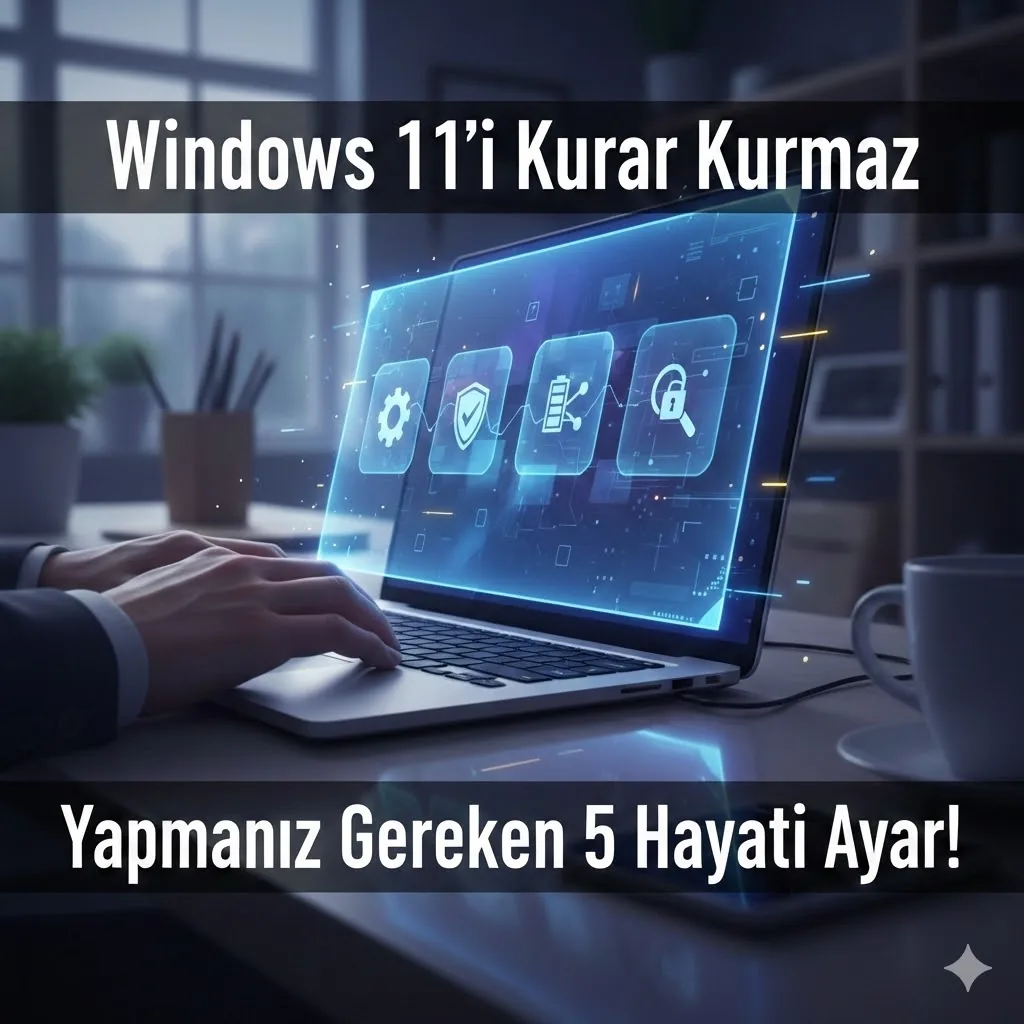 Windows 11'i Kurar Kurmaz Yapmanız Gereken 5 Hayati Ayar!