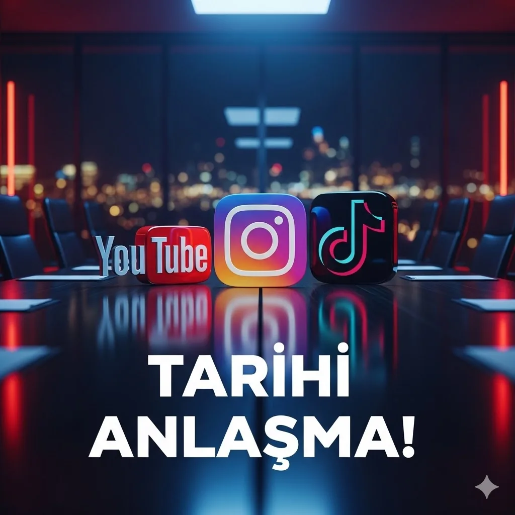 Sosyal Medya Devleri Masaya Oturdu: Instagram, YouTube ve TikTok İçin Tarihi Anlaşma!