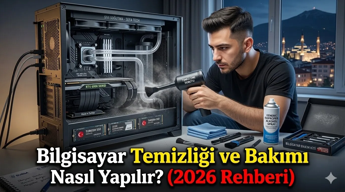 Bilgisayar Temizliği ve Bakımı Nasıl Yapılır? (2026 Rehberi)