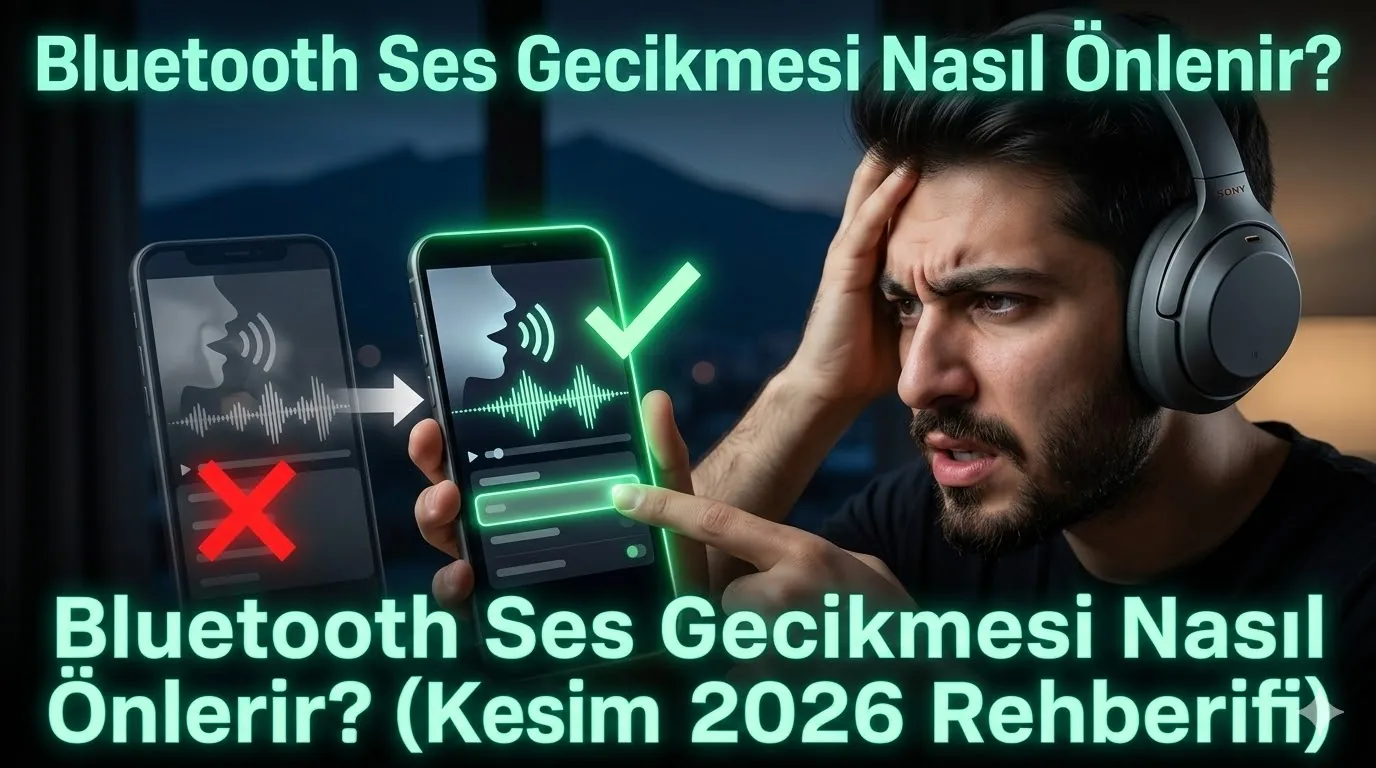 Bluetooth Ses Gecikmesi Nasıl Önlenir? (Kesin Çözüm 2026 Rehberi)