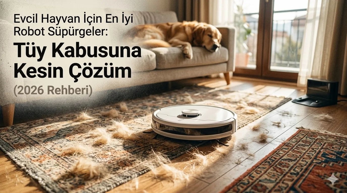 Evcil Hayvan İçin En İyi Robot Süpürgeler: Tüy Kabusuna Kesin Çözüm (2026 Rehberi)