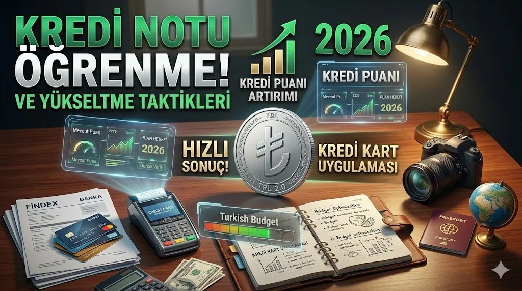 Kredi Notu Öğrenme ve Yükseltme Taktikleri 2026