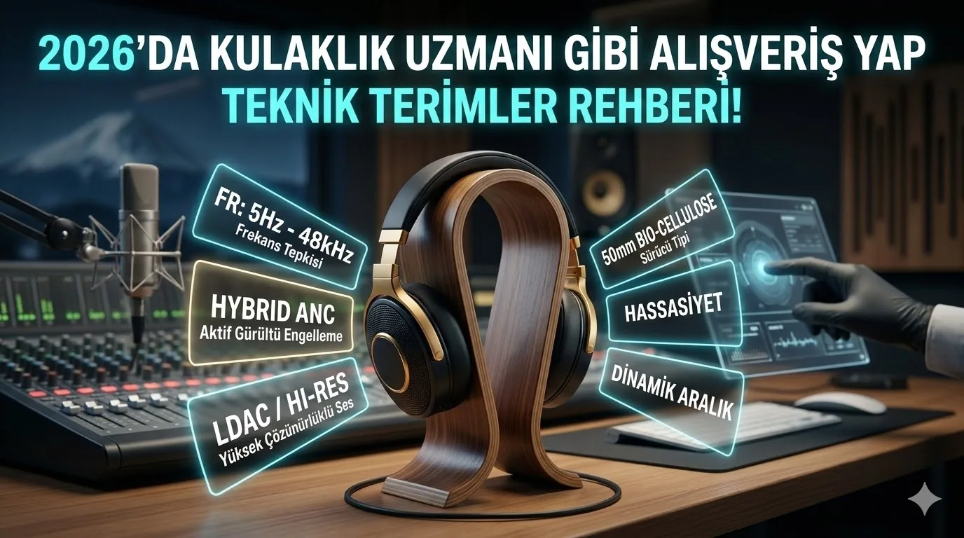 2026'da Kulaklık Uzmanı Gibi Alışveriş Yap: Teknik Terimler Rehberi!