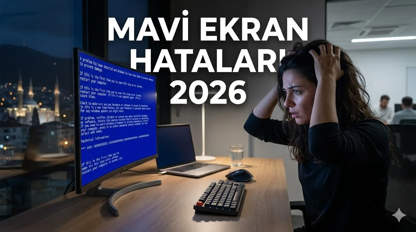 Mavi Ekran (BSOD) Hataları 2026: Neden Olur ve Kesin Çözüm Yolları Nelerdir?