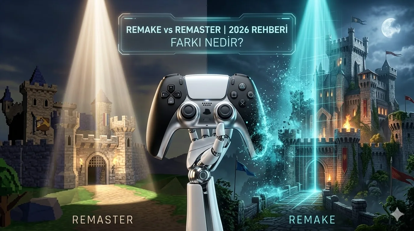 Remake ve Remaster Farkı Nedir? 2026 Rehberi
