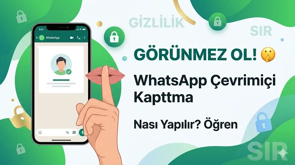 WhatsApp Çevrimiçi ve Son Görülme Kapatma Nasıl Yapılır?
