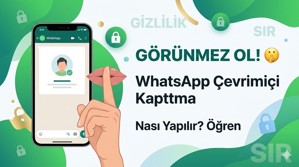 WhatsApp Çevrimiçi ve Son Görülme Kapatma Nasıl Yapılır?