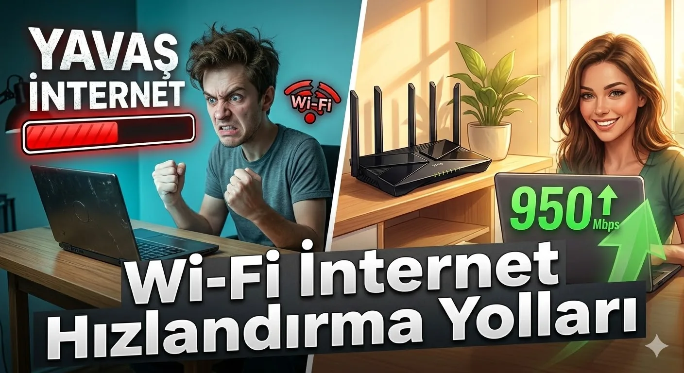 Wi-Fi İnternet Hızlandırma Yolları