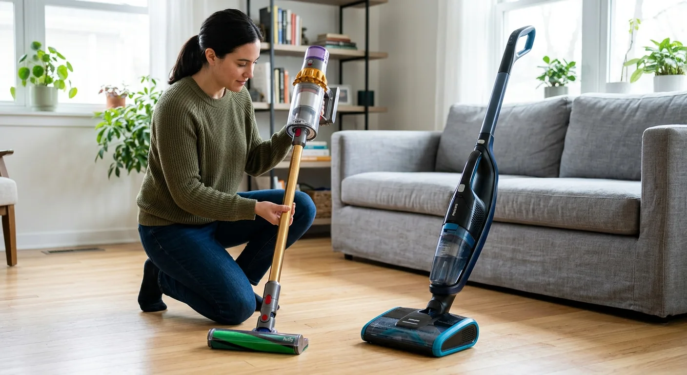 Dyson V15 vs Philips AquaTrio: Hangi Dikey Süpürge Alınmalı?